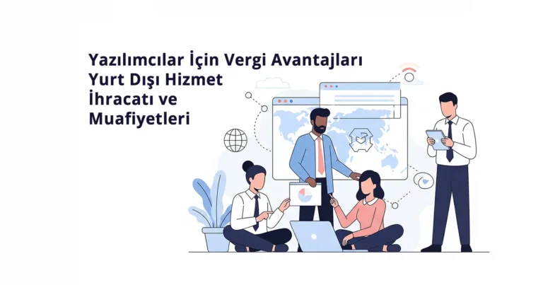 Yazılımcılar İçin Vergi Avantajları Yurt Dışı Hizmet İhracatı ve Muafiyetleri