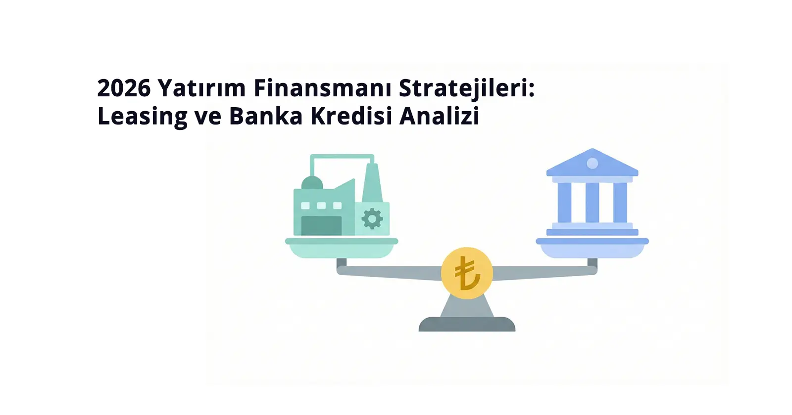 2026 Yatırım Finansmanı Stratejileri: Leasing ve Banka Kredisi Analizi