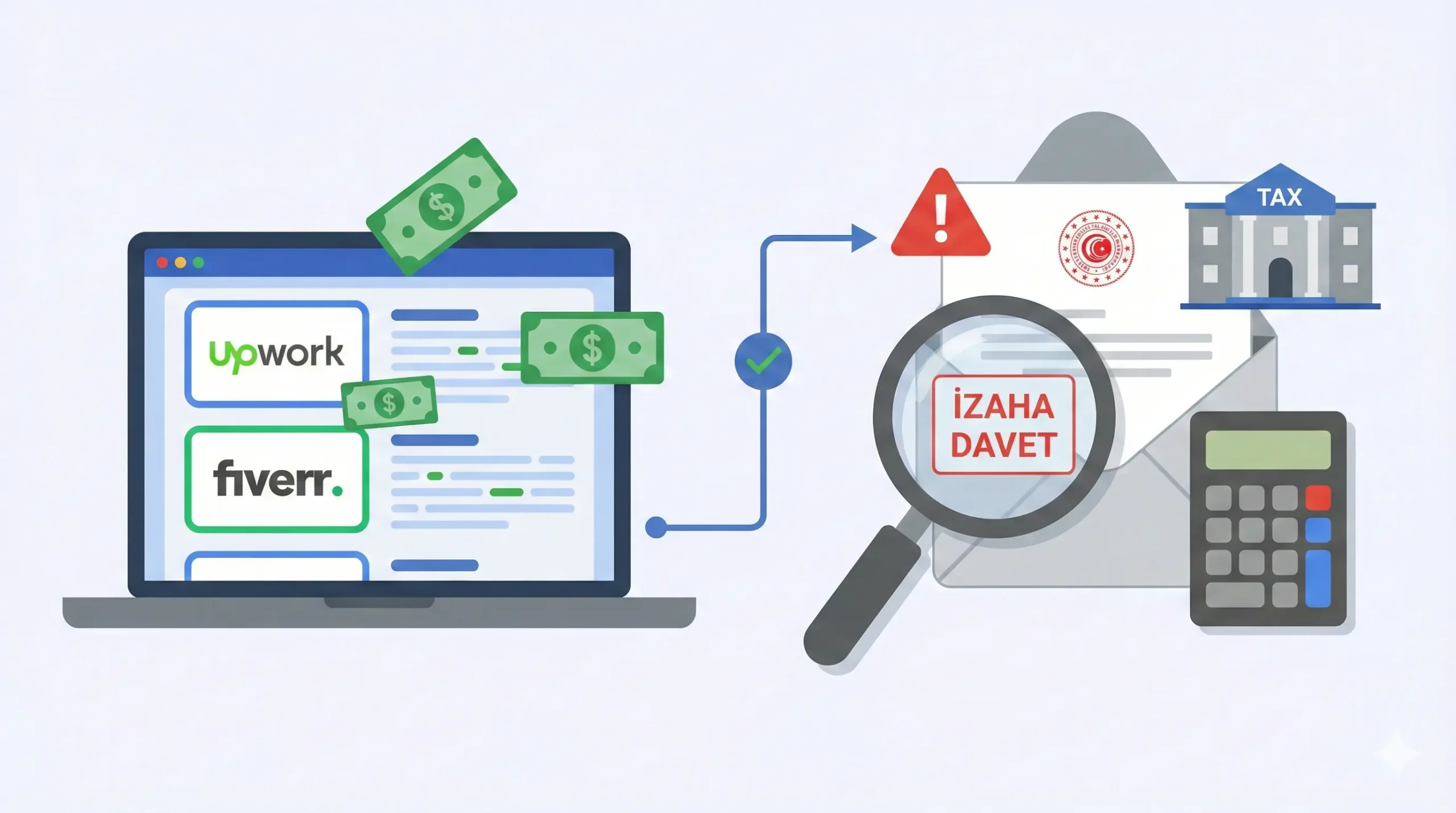 Freelancer Vergi İncelemesi İzaha Davet ve Cezai Riskler