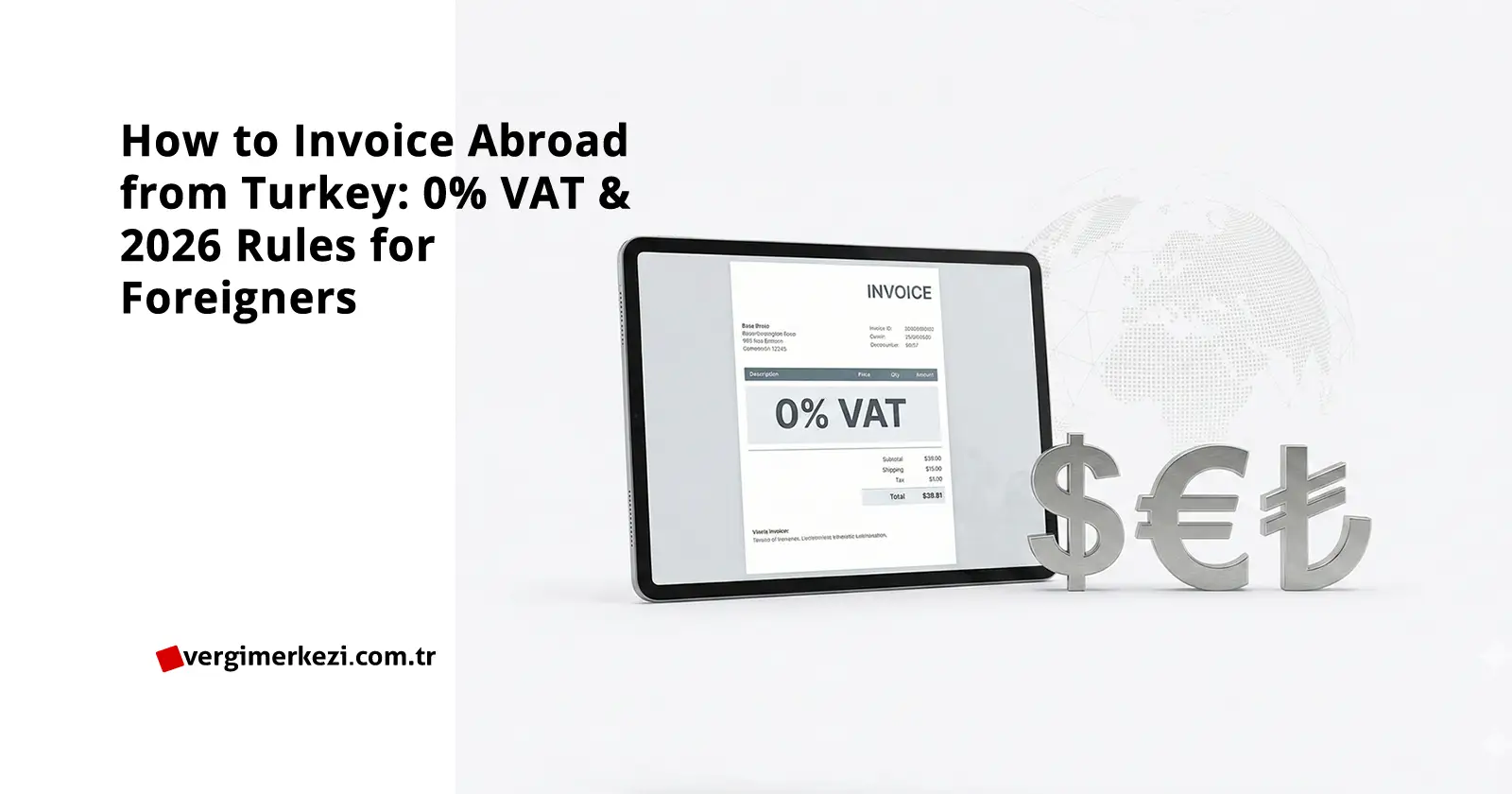 How to Invoice Abroad from Turkey: 0% VAT & 2026 Rules for Foreigners
