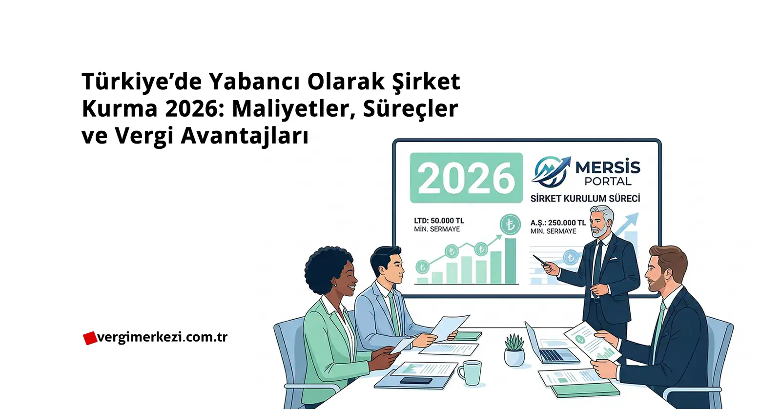 Türkiye’de Yabancı Olarak Şirket Kurma 2026 Maliyetler, Süreçler ve Vergi Avantajları